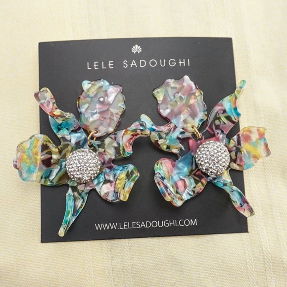Lele Sadoughi PEARL SNAIL HOOP EARRINGS – Bishop Boutique
